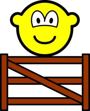 Op het hek zittende buddy icon